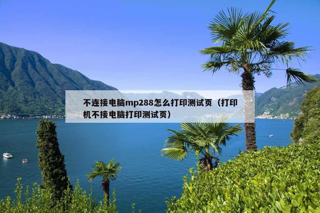 不连接电脑mp288怎么打印测试页（打印机不接电脑打印测试页）