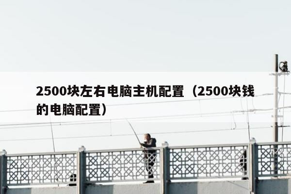 2500块左右电脑主机配置（2500块钱的电脑配置）