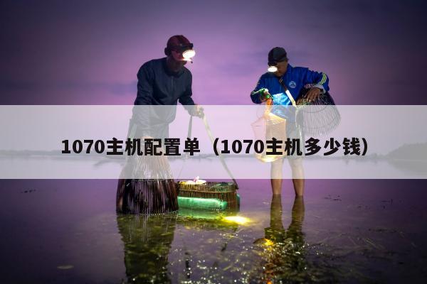 1070主机配置单（1070主机多少钱）