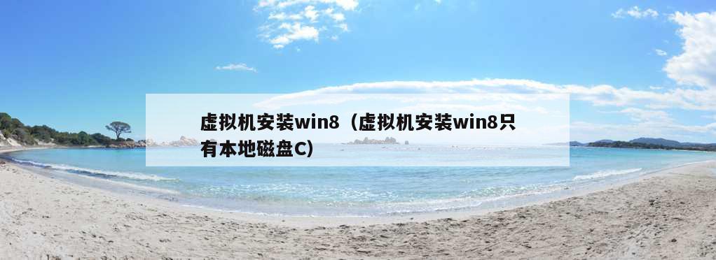 虚拟机安装win8（虚拟机安装win8只有本地磁盘C）