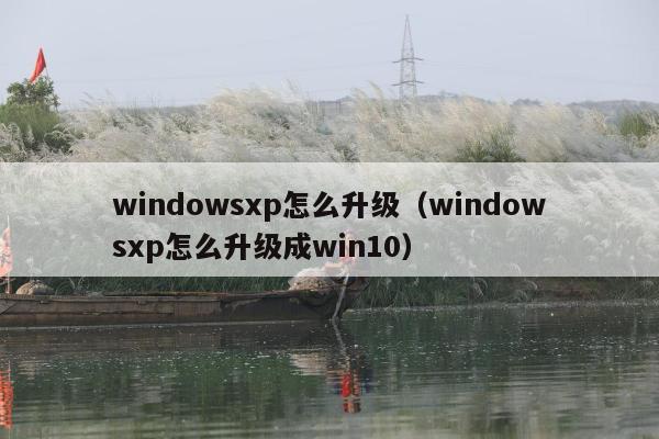 windowsxp怎么升级（windowsxp怎么升级成win10）