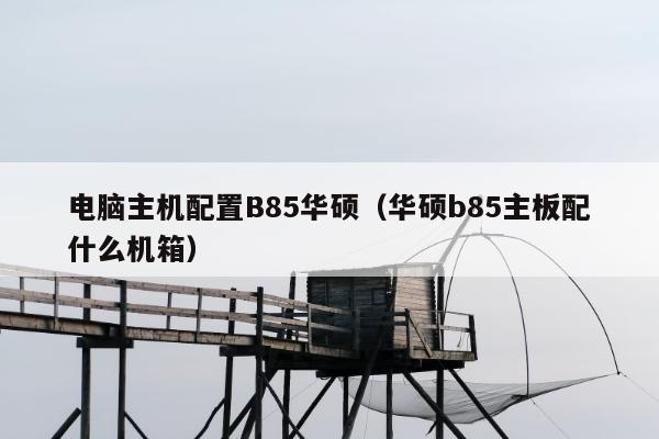 电脑主机配置B85华硕（华硕b85主板配什么机箱）