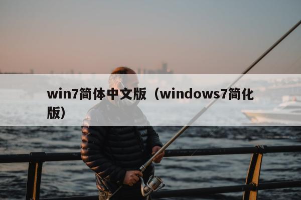 win7简体中文版（windows7简化版）