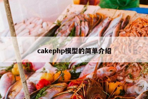 cakephp模型的简单介绍