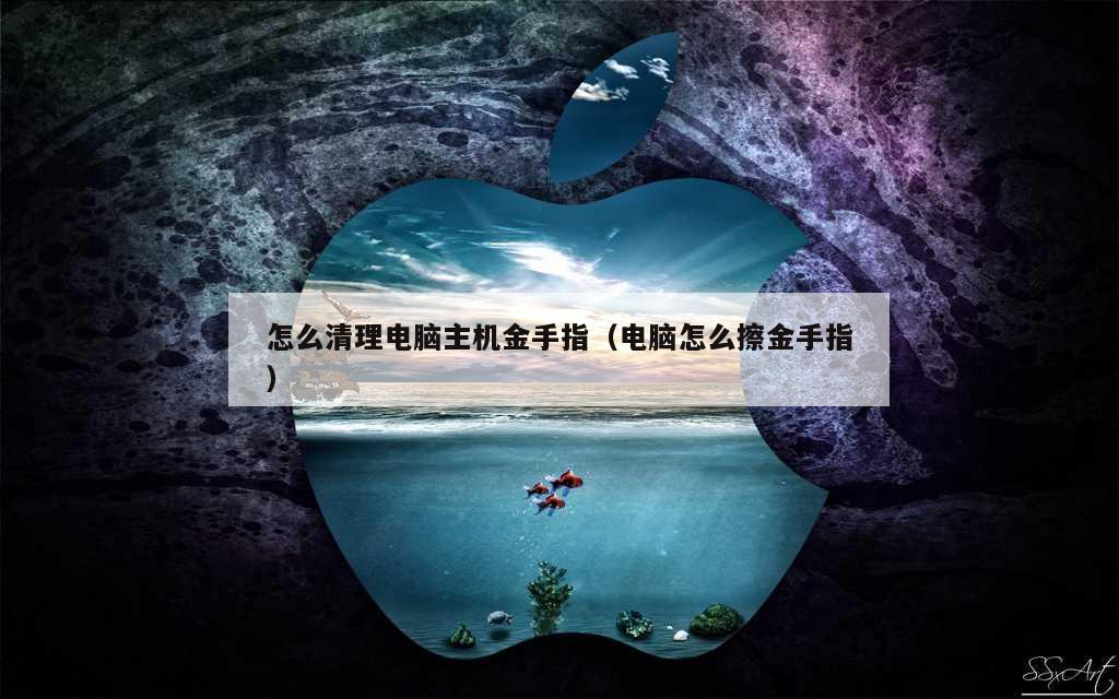 怎么清理电脑主机金手指（电脑怎么擦金手指）