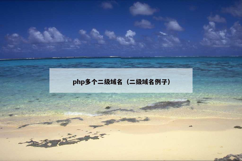 php多个二级域名（二级域名例子）