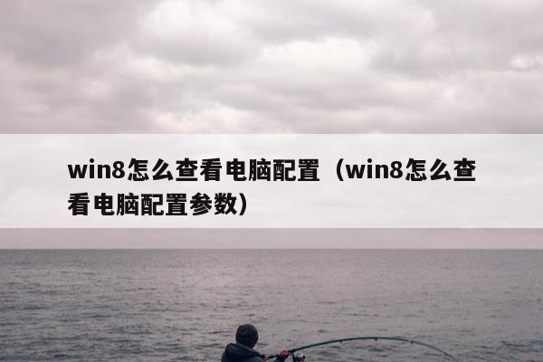 win8怎么查看电脑配置（win8怎么查看电脑配置参数）