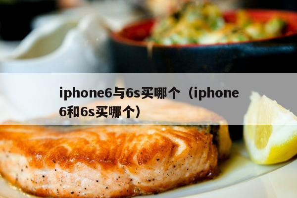 iphone6与6s买哪个（iphone6和6s买哪个）