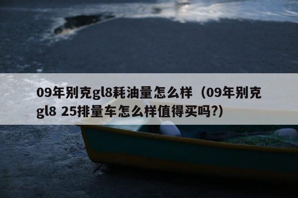 09年别克gl8耗油量怎么样（09年别克gl8 25排量车怎么样值得买吗?）