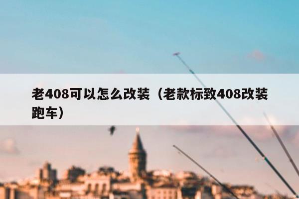 老408可以怎么改装（老款标致408改装跑车）