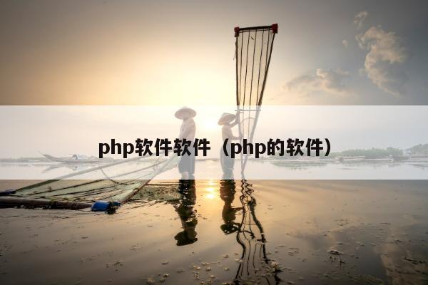 php软件软件（php的软件）