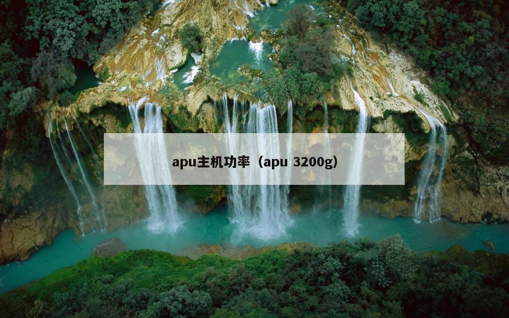 apu主机功率（apu 3200g）