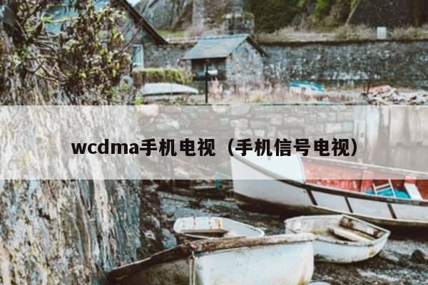 wcdma手机电视（手机信号电视）