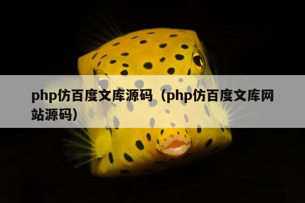 php仿百度文库源码（php仿百度文库网站源码）