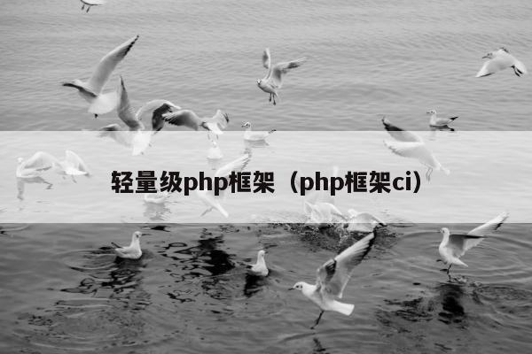 轻量级php框架（php框架ci）