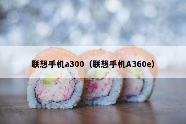 联想手机a300（联想手机A360e）