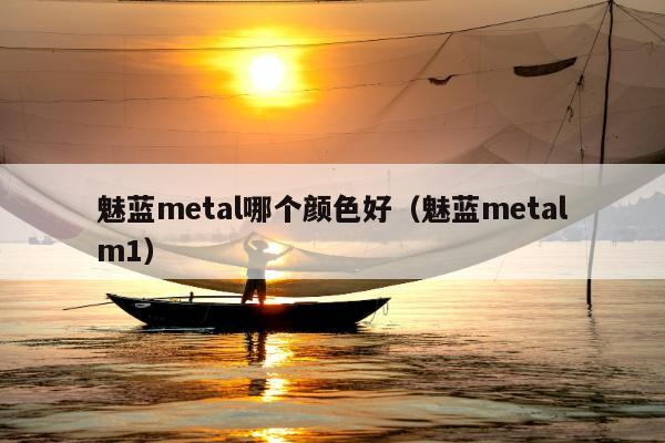 魅蓝metal哪个颜色好（魅蓝metalm1）