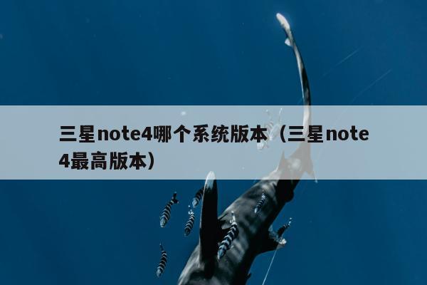 三星note4哪个系统版本（三星note4最高版本）