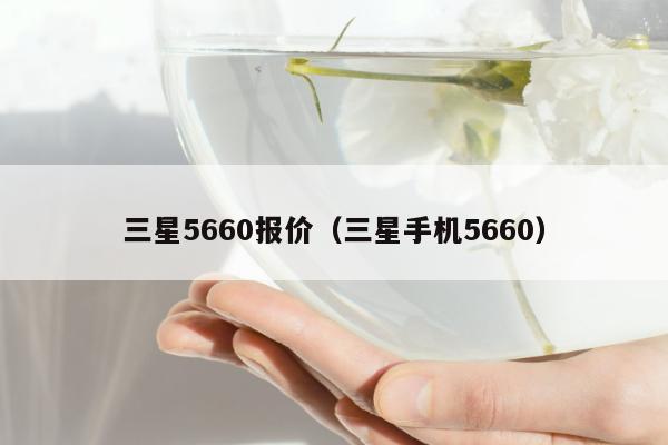 三星5660报价（三星手机5660）