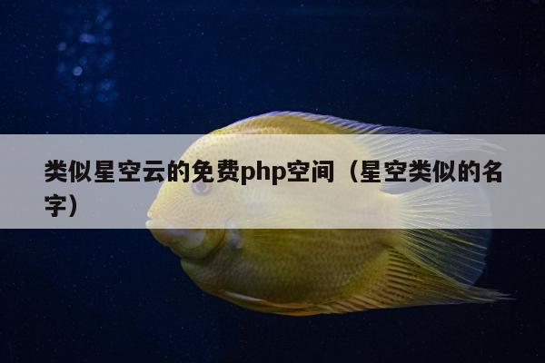 类似星空云的免费php空间（星空类似的名字）