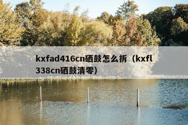 kxfad416cn硒鼓怎么拆（kxfl338cn硒鼓清零）