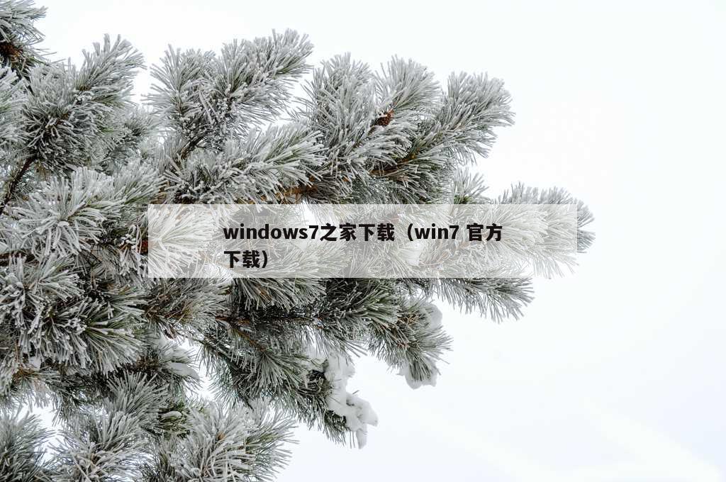 windows7之家下载（win7 官方下载）