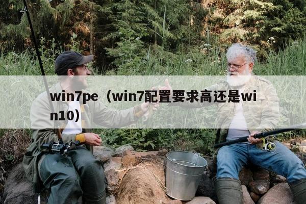 win7pe（win7配置要求高还是win10）