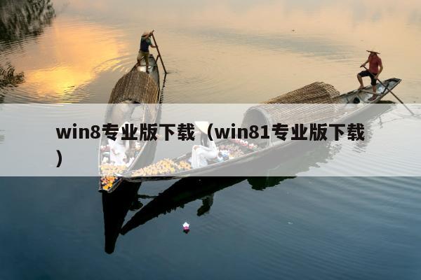 win8专业版下载（win81专业版下载）