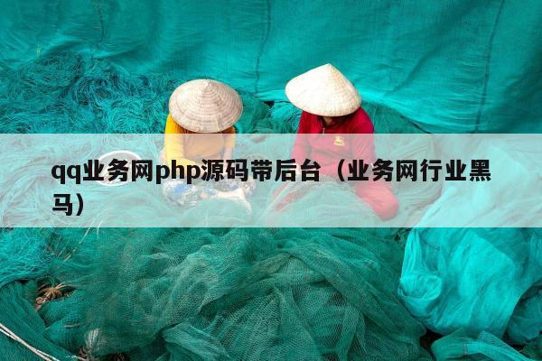 qq业务网php源码带后台（业务网行业黑马）