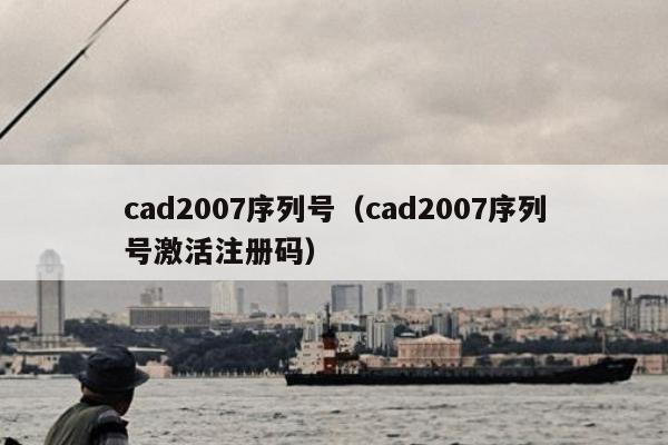 cad2007序列号（cad2007序列号激活注册码）