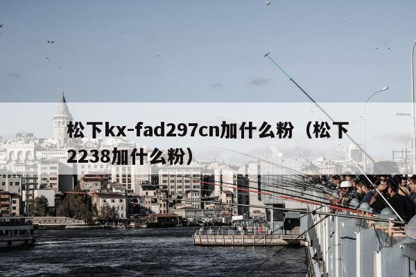 松下kx-fad297cn加什么粉（松下2238加什么粉）