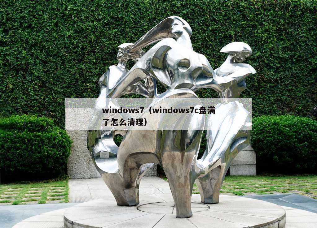 windows7（windows7c盘满了怎么清理）