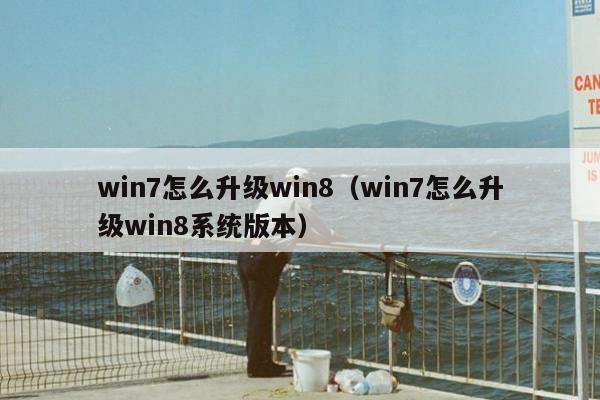 win7怎么升级win8（win7怎么升级win8系统版本）