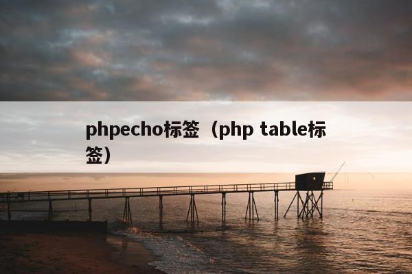 phpecho标签（php table标签）