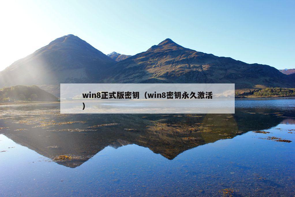 win8正式版密钥（win8密钥永久激活）