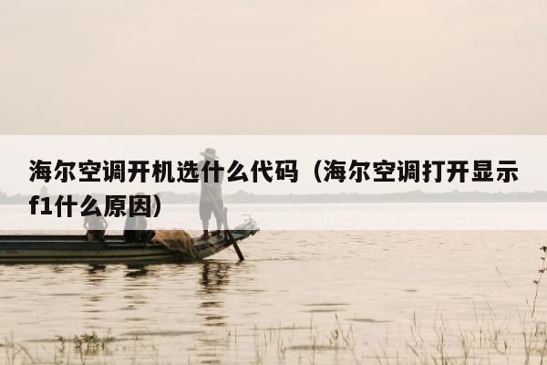 海尔空调开机选什么代码（海尔空调打开显示f1什么原因）