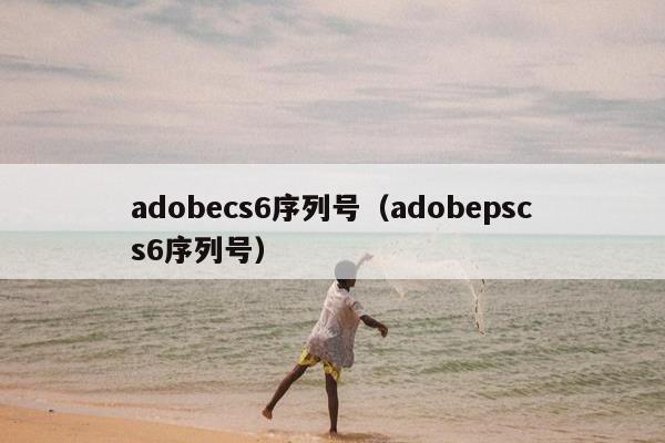 adobecs6序列号（adobepscs6序列号）