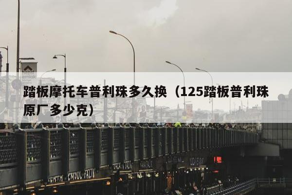 踏板摩托车普利珠多久换（125踏板普利珠原厂多少克）