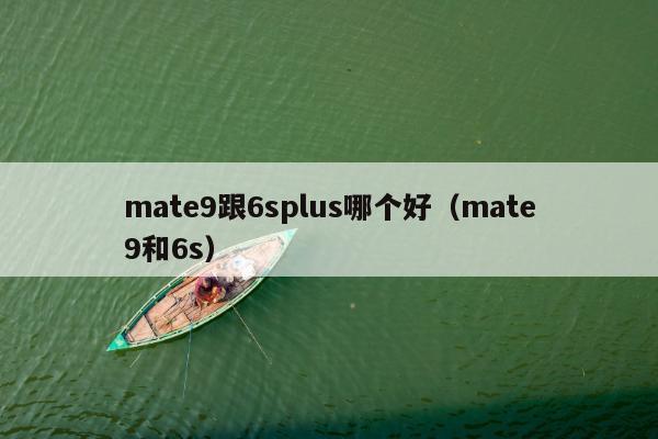 mate9跟6splus哪个好（mate9和6s）