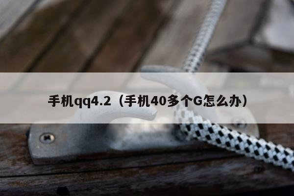 手机qq4.2（手机40多个G怎么办）