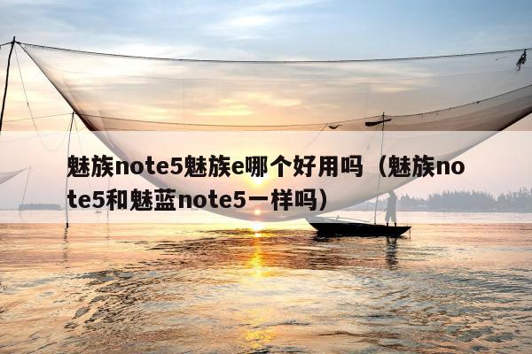 魅族note5魅族e哪个好用吗（魅族note5和魅蓝note5一样吗）