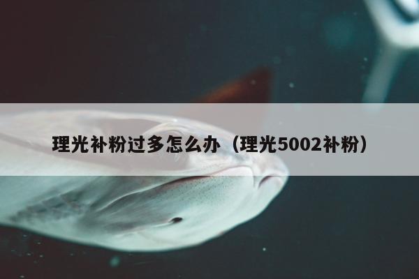 理光补粉过多怎么办（理光5002补粉）