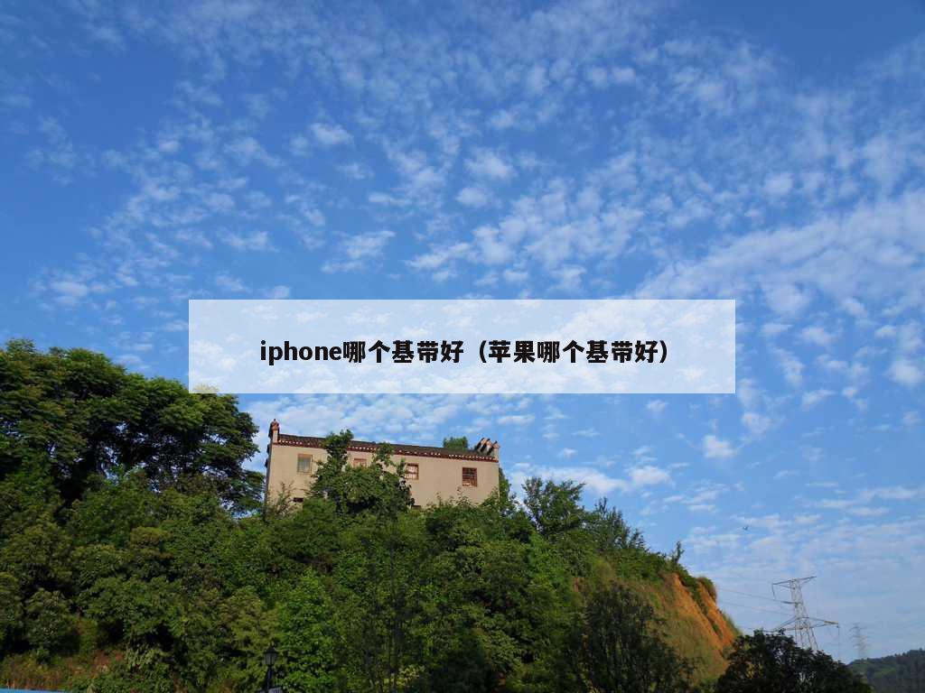 iphone哪个基带好（苹果哪个基带好）