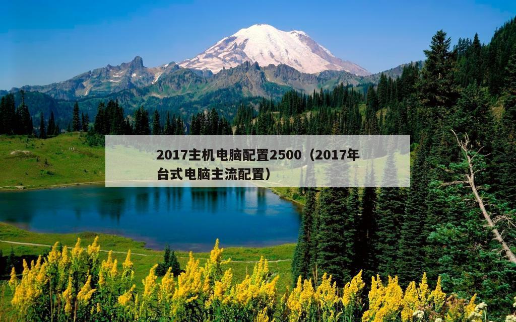 2017主机电脑配置2500（2017年台式电脑主流配置）