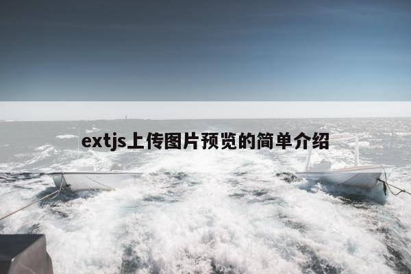 extjs上传图片预览的简单介绍