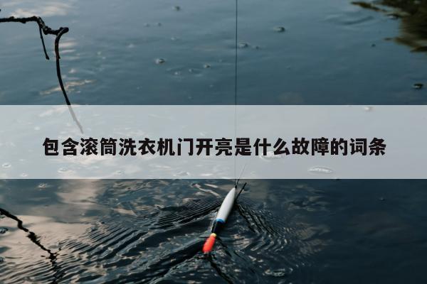 包含滚筒洗衣机门开亮是什么故障的词条