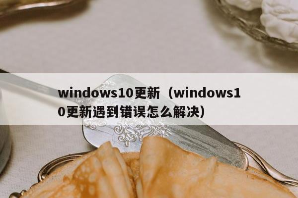 windows10更新（windows10更新遇到错误怎么解决）