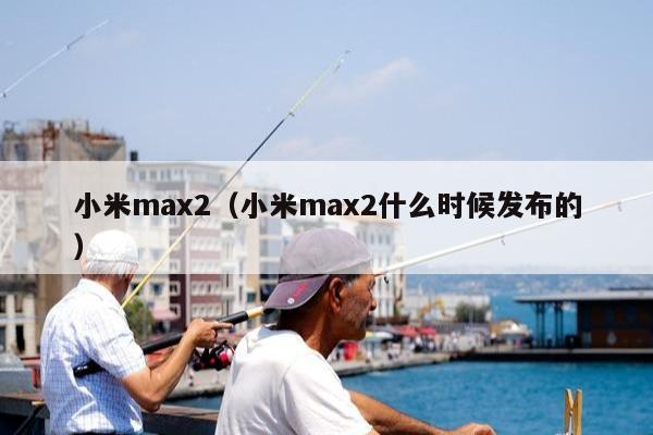 小米max2（小米max2什么时候发布的）