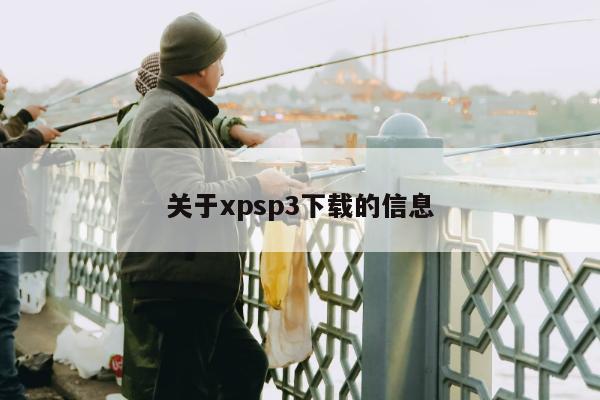 关于xpsp3下载的信息