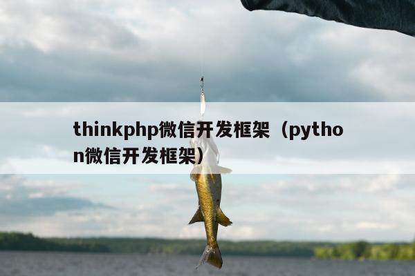 thinkphp微信开发框架（python微信开发框架）